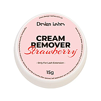 Ремувер кремовий Design Lashes Strawberry, 15 гр