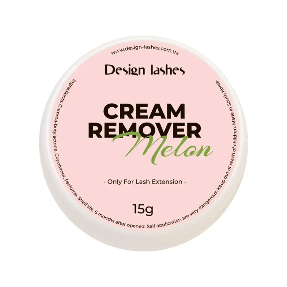 Ремувер кремовий Design Lashes Melon, 15 гр