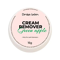 Ремувер кремовий Design Lashes Green Apple, 15 гр