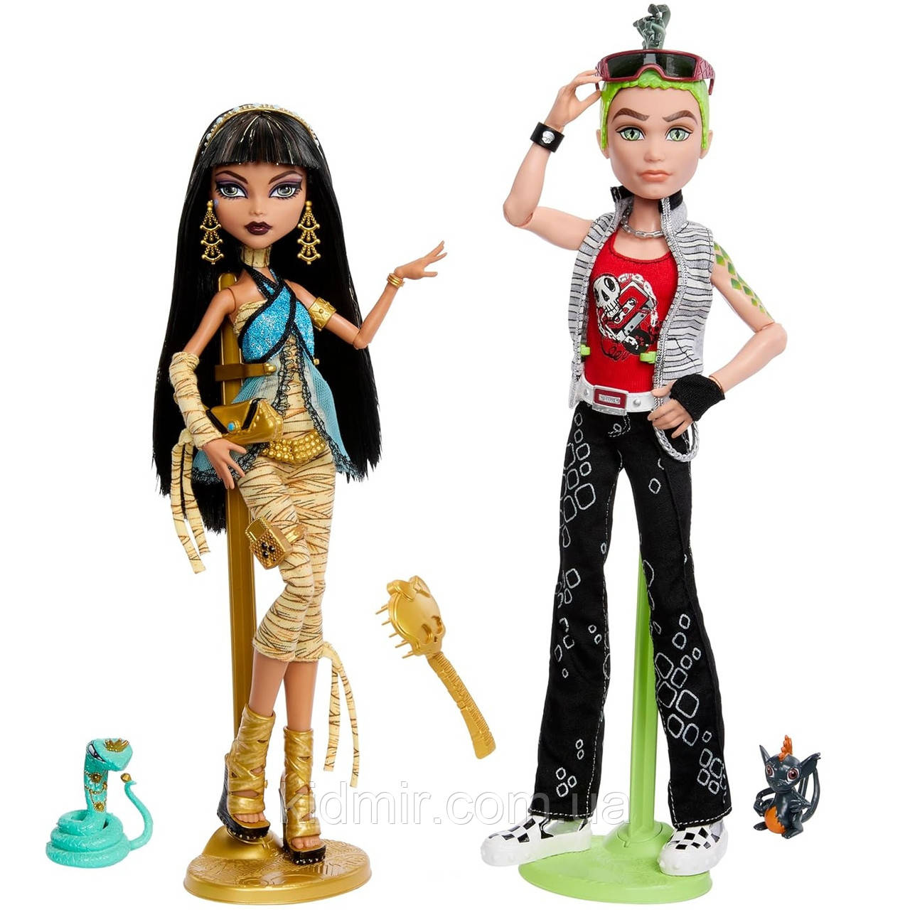 Набір ляльок Монстр Хай Клео де Ніл і Д'юс Горгон Репродукція Monster High Cleo Deuce HRP86