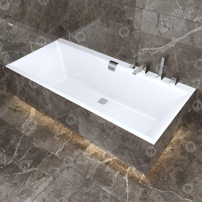 Кварилова ванна 180x80 Villeroy&Boch Squaro Edge 12 UBQ180SQE2DV-01, фото 1