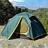 Туристичний намет Tramp Scout 3; 3-х місний. Оливковий. Універсальний туристичний намет UTRT-056., фото 8