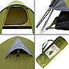 Туристичний намет Tramp Lite Camp 3; 3-х місний. Оливковий. Універсальний туристичний намет UTLT-007., фото 5