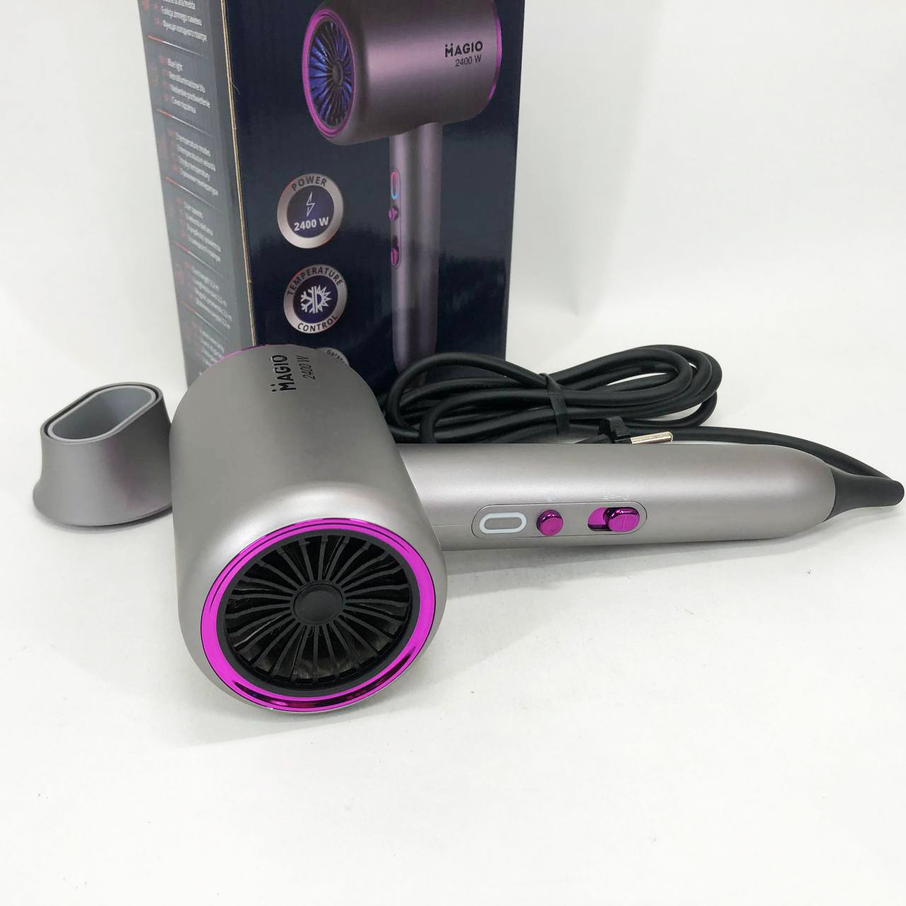 Хороший фен для волосся, Фен для легкої укладки волосся Хороший випрямлення ZN-41, фото 1