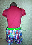 Костюм для дівчинки шорти і футболка 104,134-146, фото 6