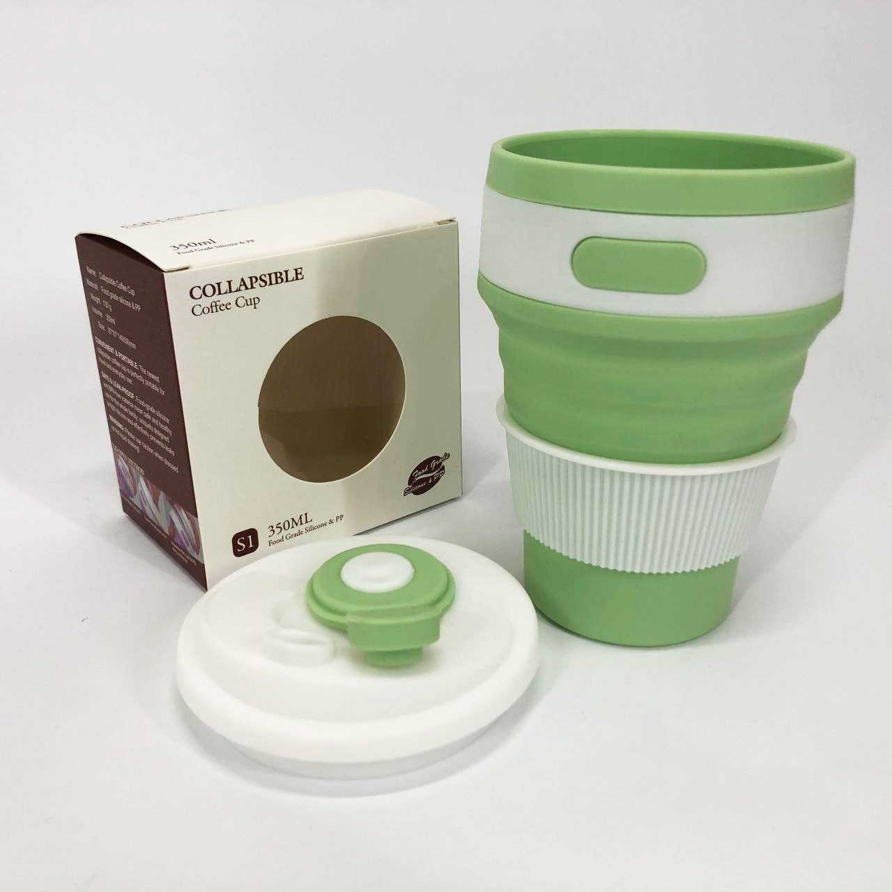 Кружка туристическая (складная/силиконовая), силиконовая складная ...