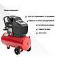 Компресор 24 л, 1.5 кВт, 220 В, 8 aтм, 206 л/хв. INTERTOOL PT-0009, фото 6