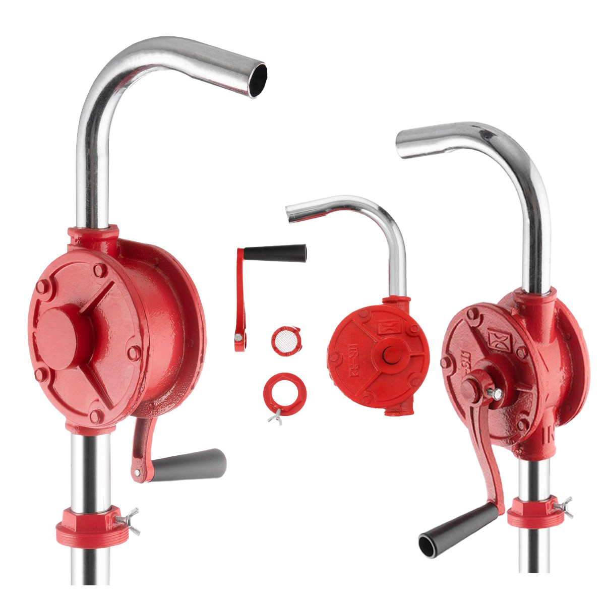 Насос для мастила ручний роторний 26 л/хв INTERTOOL HT-0067, фото 1