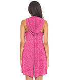 Туніка BECCA By Rebecca Virtue Beach Date Hooded T-Shirt Dress Cover-Up Raspberry, оригінал. Доставка з США/ЄС протягом 14 днів, фото 2