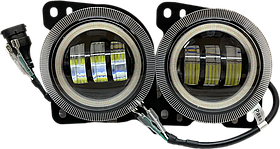 Противотуманные LED фары DAF XF105,CF65,CF75,CF85,LF45,LF55 белые (35вт) + Габарит