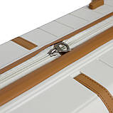 Валіза пластикова велика 4 колеса Snowball L молочна (Франція), фото 3