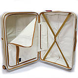 Валіза пластикова велика 4 колеса Snowball L молочна (Франція), фото 5