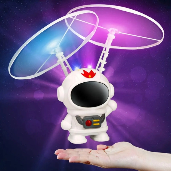 Іграшка літаюча Космонавт з підсвічуванням від USB SPACEMAN, фото 1