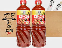 Соус гострий, Кімчі, Spicy Chilli Sauce, KimChi Base, основа Кімчі, Кіккоман, Kikkoman, 2*1180ml, ч