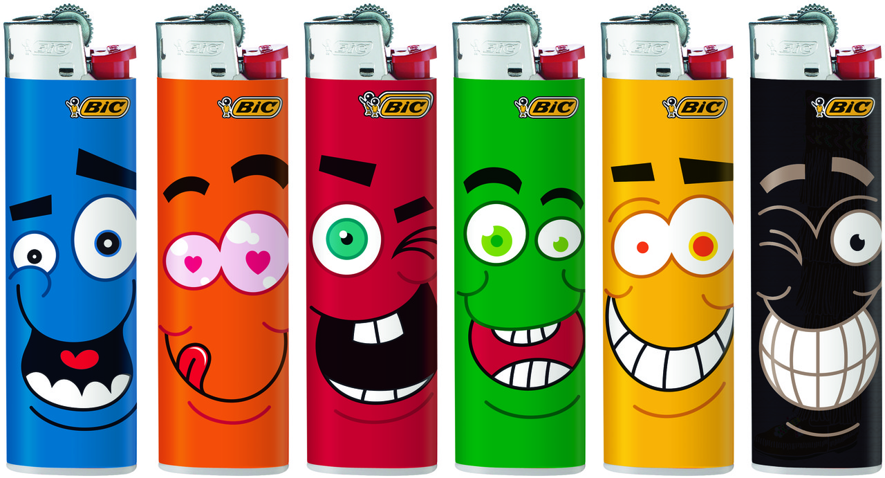 Запальничка J23 позитив (з захистом від дітей) ТМ "BIC" (50 шт/бл)