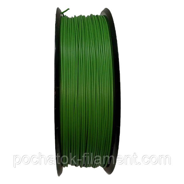 PLA/філамент нитка пластик для 3D принтера Pochatok Filament 1,75мм Оливковий, фото 1