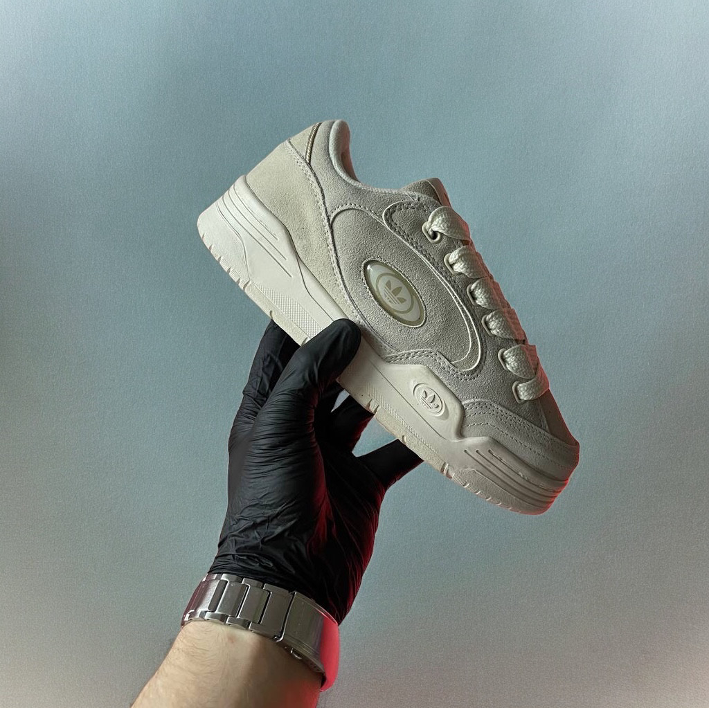 Жіночі кросівки Adidas Adi 2000 X весна-осінь замшеві повсякденні (бежево сірі). Живе фото. Адідас аді, фото 1