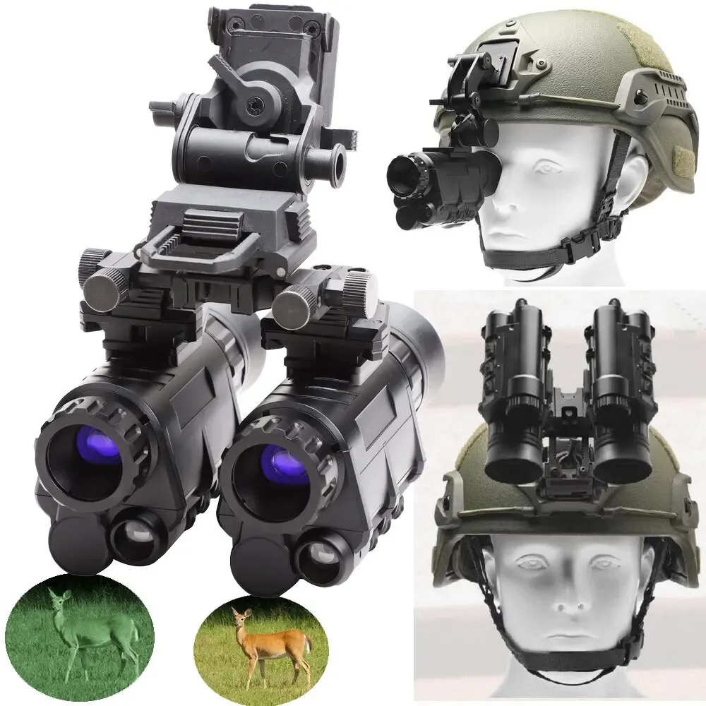 Бінокулярний прилад нічного бачення NVG20 Wi-Fi 940nm на шолом