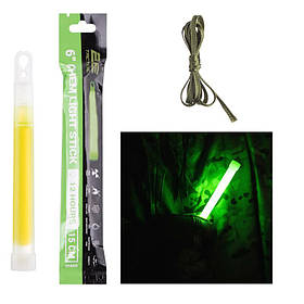 2E Tactical Хімічне джерело світла GS6, 15см, 12 годин, зелений