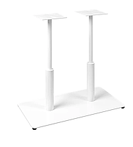 Стіл Ibiza Soft Double light 120x70 чорний метал / дуб ДСП (текстура) TM Lovko, фото 5