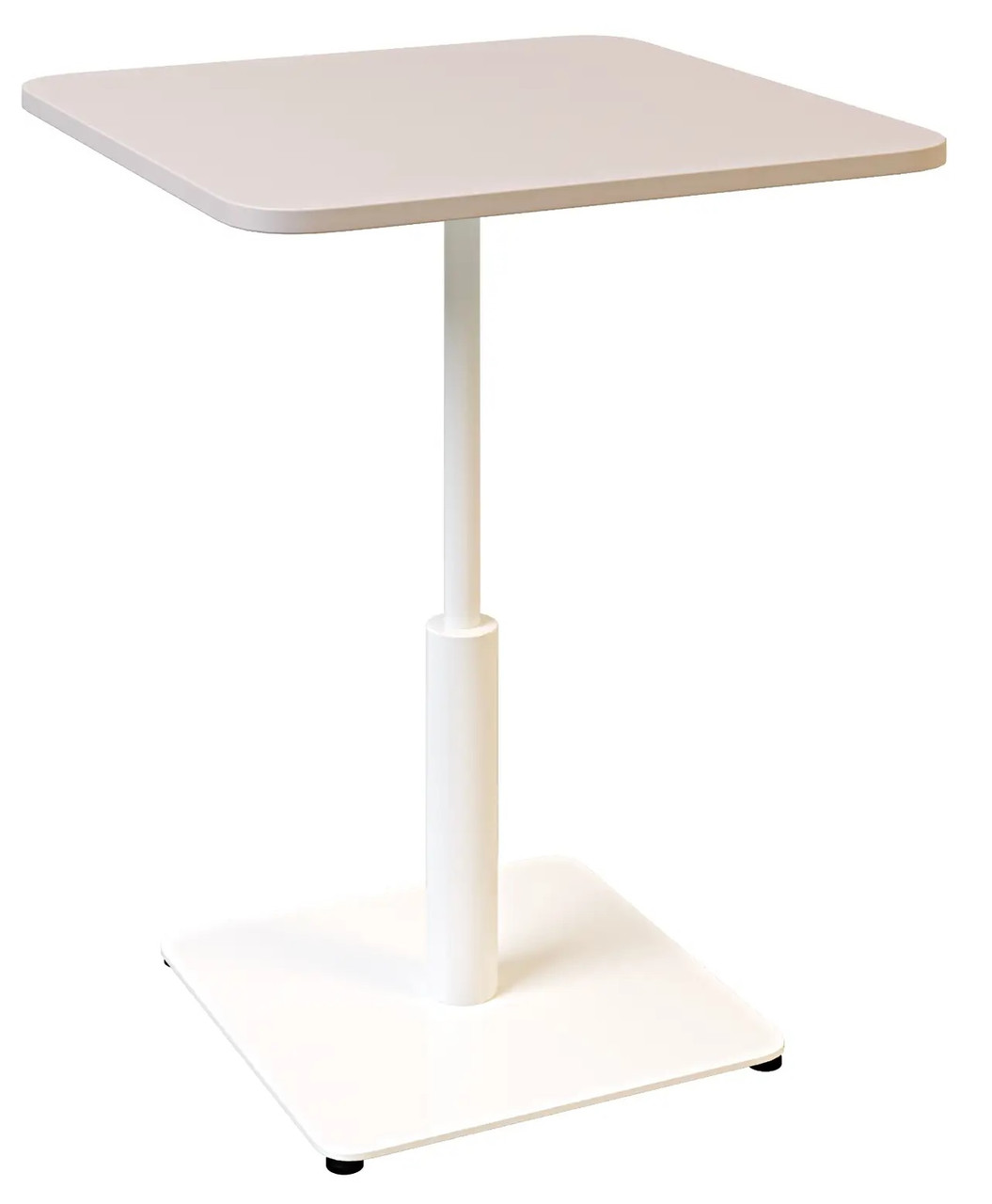 Стіл Ibiza Soft light 60x60 білий метал / кашемір ДСП TM Lovko