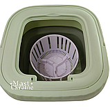 Портативна пральна машина Mini Folding Washing Machine 8 л. (міні стирання)  Зелений MF-320-Green, фото 7