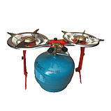 Газовий комплект - балон з подвійним пальником Vitkovice Milmet "BT-3+Asia2" 7,2л 1,4Кв BT3AS2, фото 2