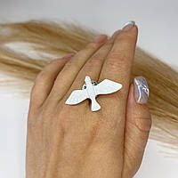 Брошка Finding Голубка Голуб миру Білий 3.5 см х 2 см