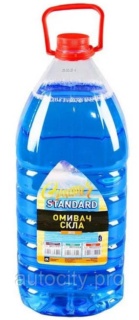 Омивач скла літній STANDARD (море) 5л