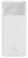 Зовнішній акумулятор Bipow PowerBank Overseas 20W 10000mAh White (PPBD050502)