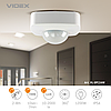 Датчик руху та освітленості VIDEX VL-SPC24W 220V 1200W (360 градусів кут виявлення) інфрачервоний стельовий, фото 6