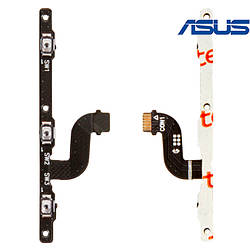 Шлейф для Asus ZenFone 4 (A450CG), кнопок звуку, кнопки вмикання, з компонентами, оригінал