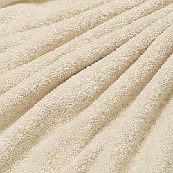 Двостороння махрова тканина, колір топленого молока