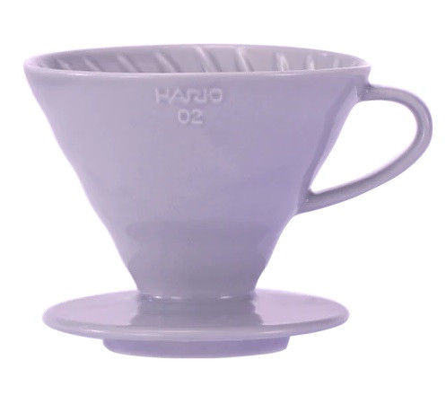 Керамический Пуровер Hario V60 02 Фиолетовий
