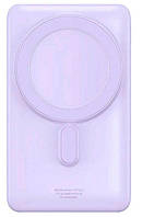 Зовнішній акумулятор Baseus PowerBank Magnetic Bracket 20W 10000mAh Purple (PPCX080005)