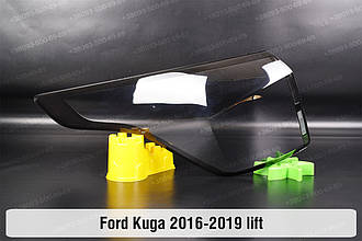 Скло заднього ліхтаря зовнішнє в крилі Ford Kuga (2016-2019) рест ліве