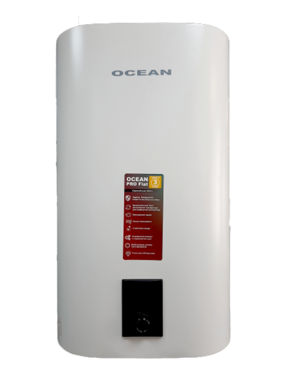 Водонагрівач OCEAN FLAT RZB100M, ET+WT
