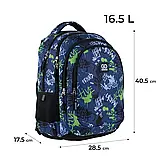 Рюкзак GoPack Teens GO24-162M-2 з ортопедическою спинкою для хлопчика, фото 5