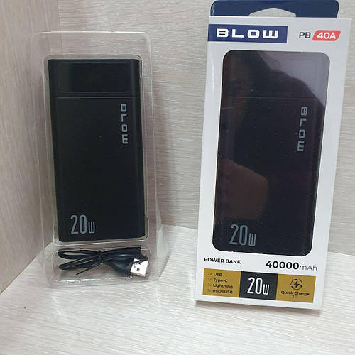 Самый мощный повербанк A21S 40000 mAh, Power bank хороший для телефона ...