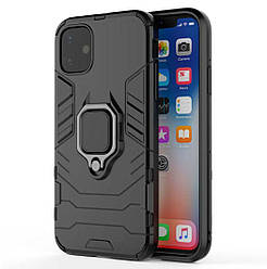 Чохол бампер Primolux Ring Armor для Apple iPhone 11 - Black