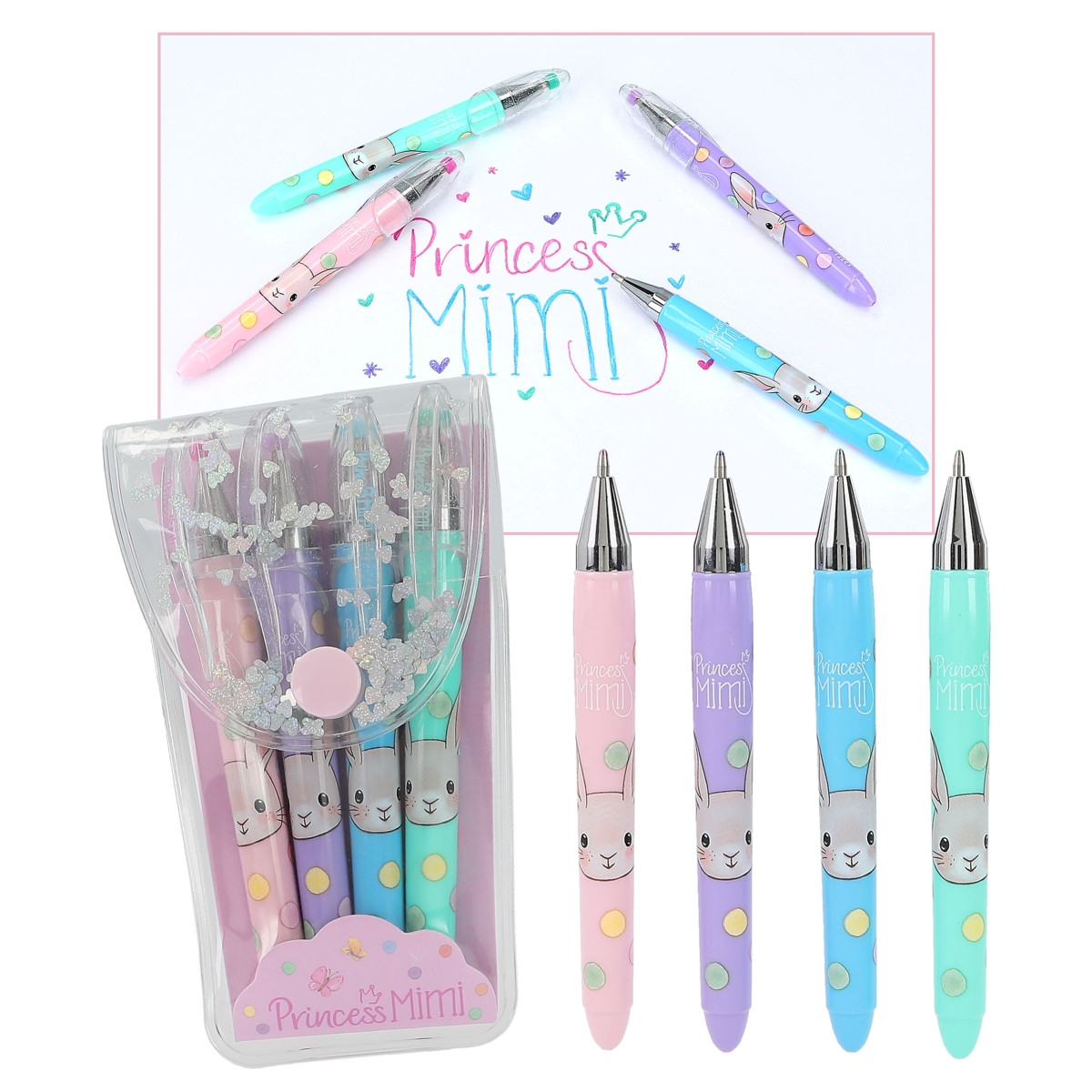 Набір гелевих ручок Princess Mimi Top Model 4 шт 12271
