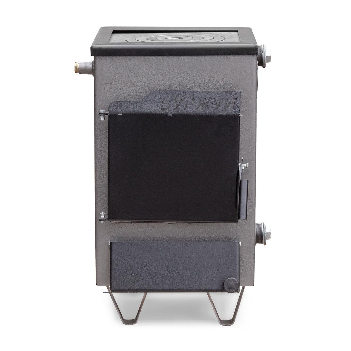 Твердопаливний котел Буржуй КП-12 з плитою, фото 1