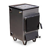 Твердопаливний котел Буржуй КП-12 з плитою, фото 3