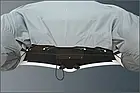 Тент транспортувальний для надувних ПВХ човнів Kolibri 410-450 см темно-сірий водонепроникний з гумовими ремінцями 33.044.35, фото 4