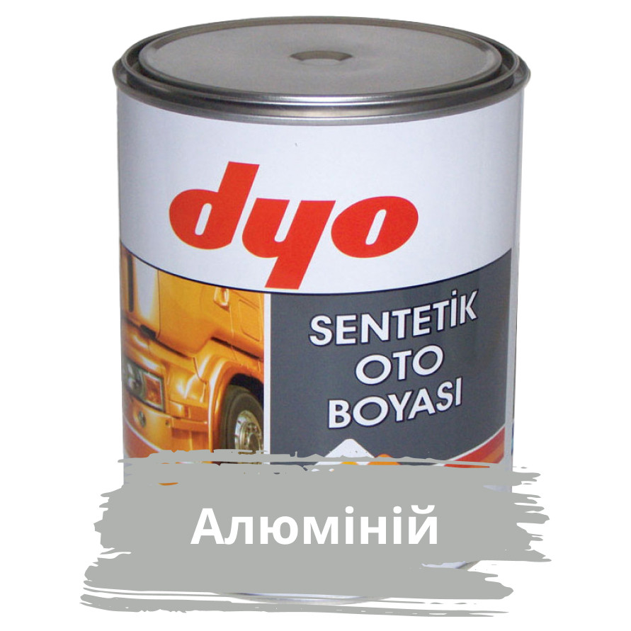 Алюміній Алкідна фарба для авто Dyo 1 л (без затверджувача)