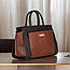 Сумка жіноча Betty Pretty з екошкіри коричнева 506BRN, фото 2