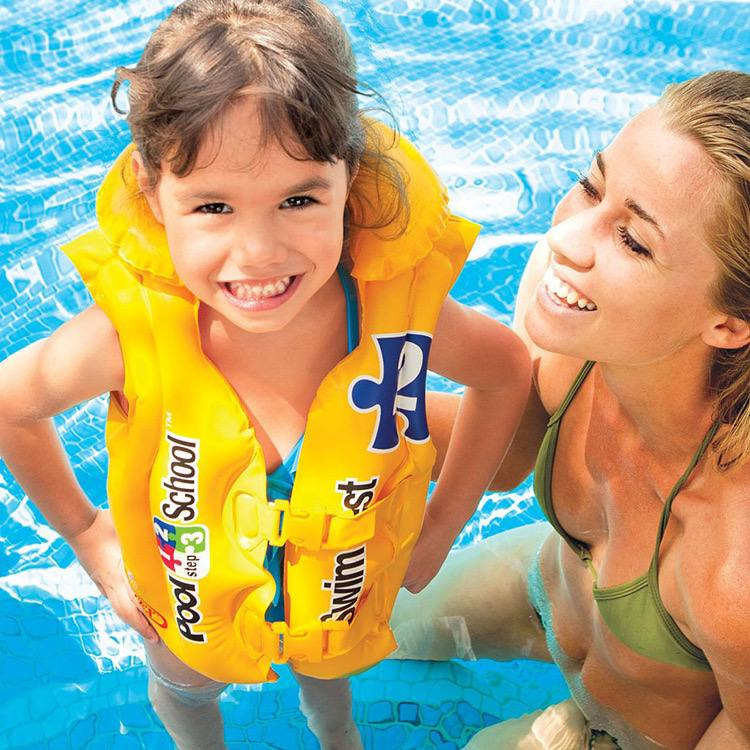 Дитячий надувний жилет Intex 58660 Pool School для дітей від 3 до 6 років, фото 1