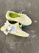 Жіночі кросівки Adidas Yeezy Boost 350 Butter premium Взуття Адідас Ізі Буст 350 жовті текстиль весна літо, фото 3