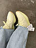 Жіночі кросівки Adidas Yeezy Boost 350 Butter premium Взуття Адідас Ізі Буст 350 жовті текстиль весна літо, фото 9