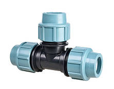 Трійник швидкозажимний компресійний 20мм х 20мм х 20мм (УКР)